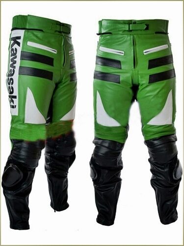 kawasaki-branded-replica-leather-motorcycle-pants-green-6968961