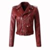 New Arrival 2022 brand Winter Autumn Motorcycle leather jackets yellow leather jacket women leather coat  slim PU jacket Leather - Image 13