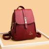 Winter 2023 Women Leather Backpacks Fashion Shoulder Bags Female Backpack Ladies Travel Backpack Mochilas School Bags For Girls - Image 5
