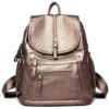 Women High Quality Leather Backpacks Vintage Female Shoulder Bag Sac A Dos Travel Ladies Bagpack Mochilas School Bags for Girls - Image 10