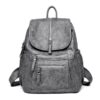 Women High Quality Leather Backpacks Vintage Female Shoulder Bag Sac A Dos Travel Ladies Bagpack Mochilas School Bags for Girls - Image 7