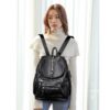 Women High Quality Leather Backpacks Vintage Female Shoulder Bag Sac A Dos Travel Ladies Bagpack Mochilas School Bags for Girls - Image 9