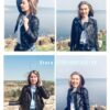 New Arrival 2022 brand Winter Autumn Motorcycle leather jackets yellow leather jacket women leather coat  slim PU jacket Leather - Image 4